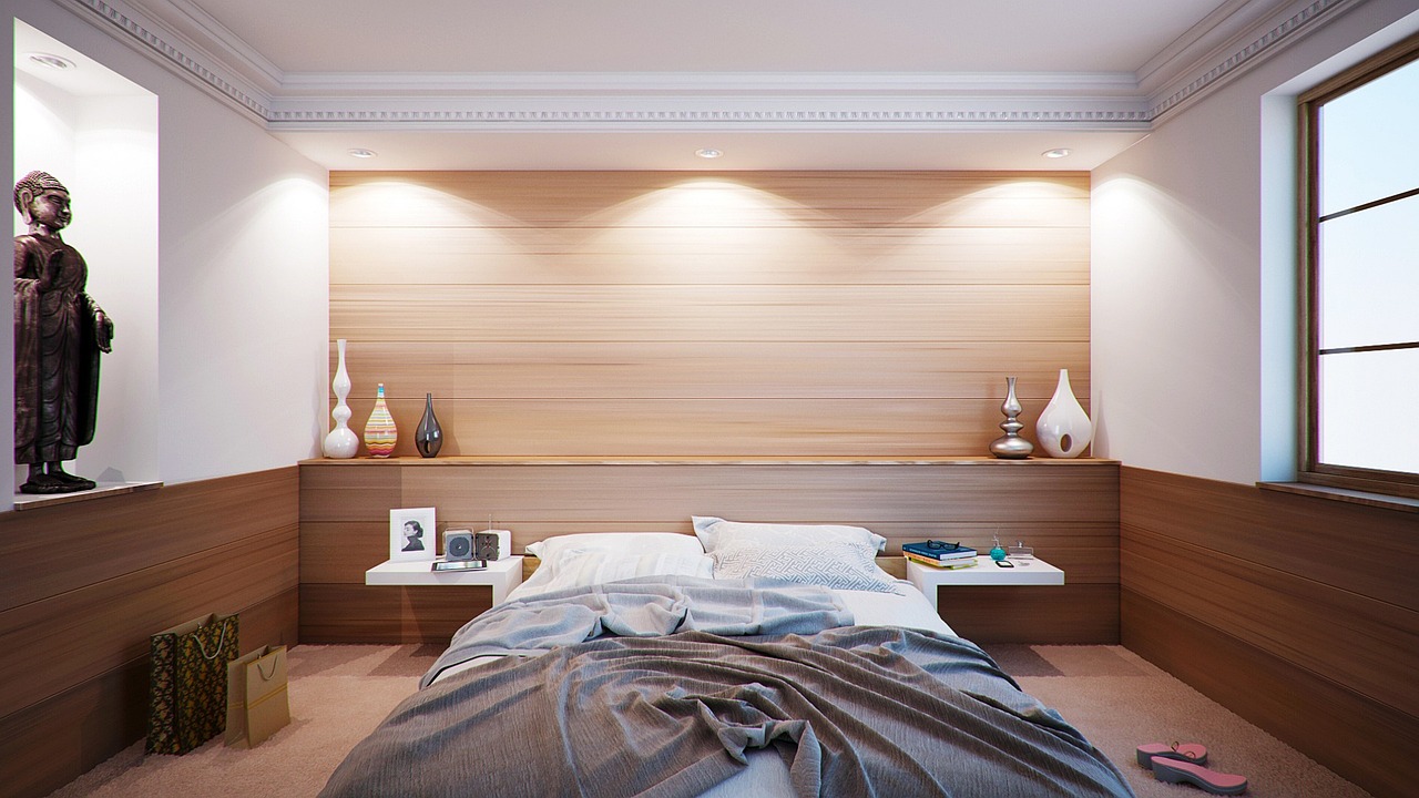 Tienerkamer met futuristische decoratieve accenten. Tienerkamer met futuristische decoratieve accenten.
