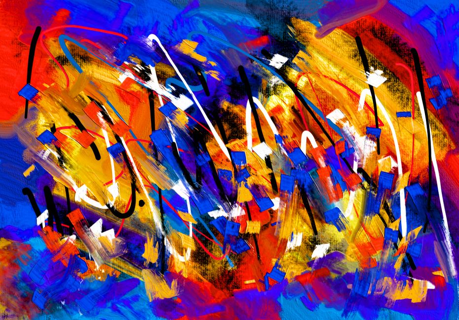 Dramatische patronen in maximalistische wooninrichting. Dramatische patronen in maximalistische wooninrichting.